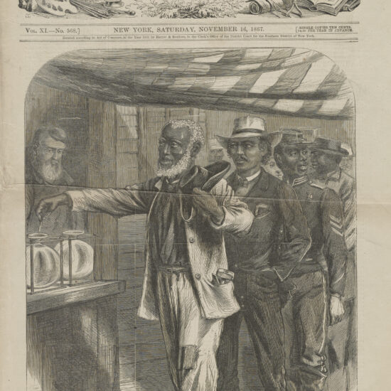 Harper's The First Vote Illustration