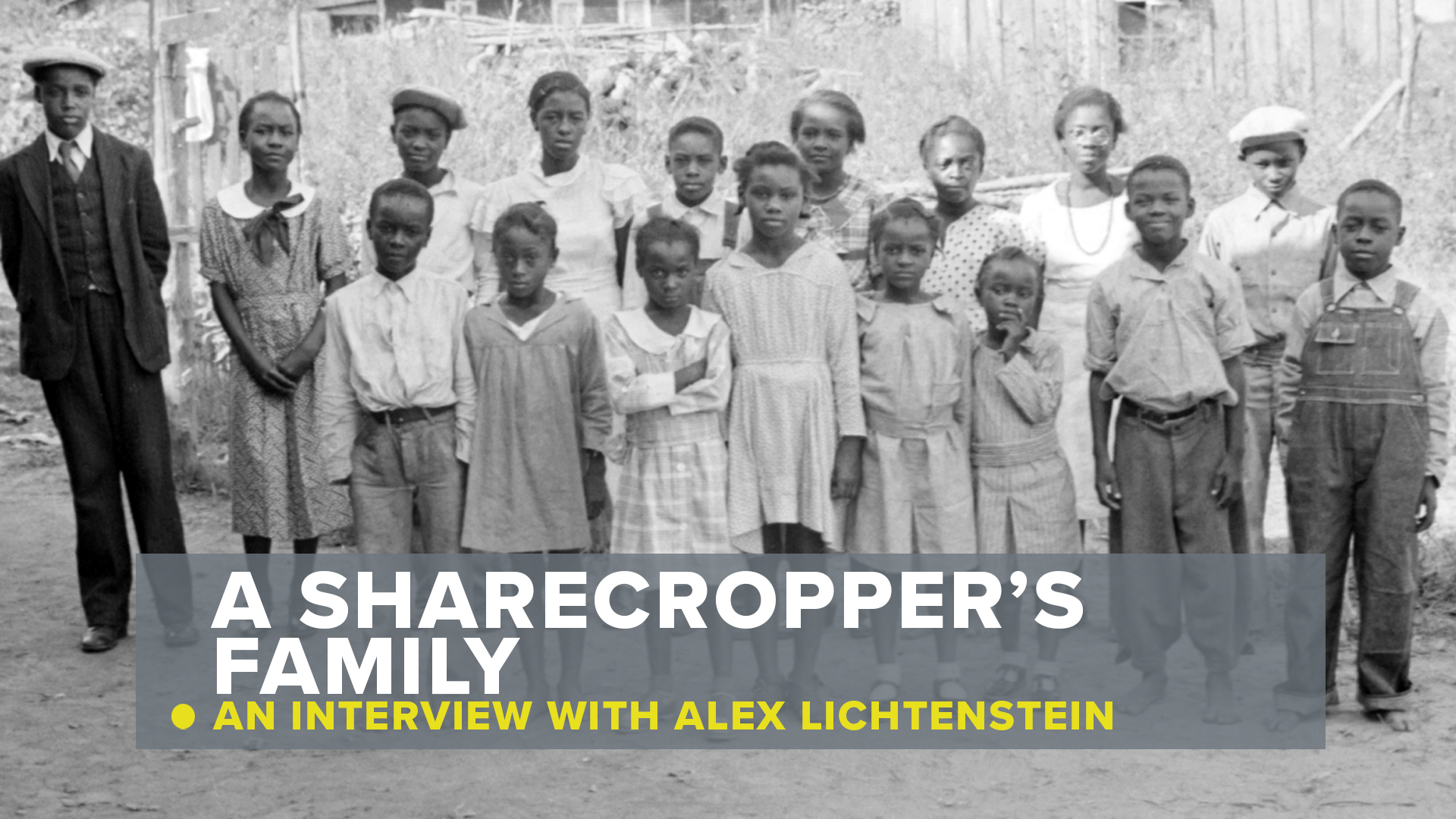 a group of sharecroppers
