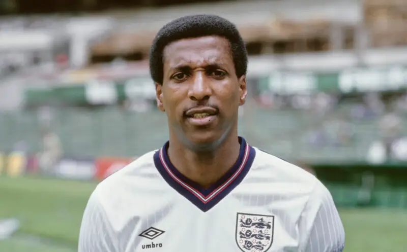 England full back Viv Anderson pictured prior to a Copa Ciudad de Mexico match against Italy at the Azteca Stadium on June 6th, 1985 in Mexico City, Mexcio.