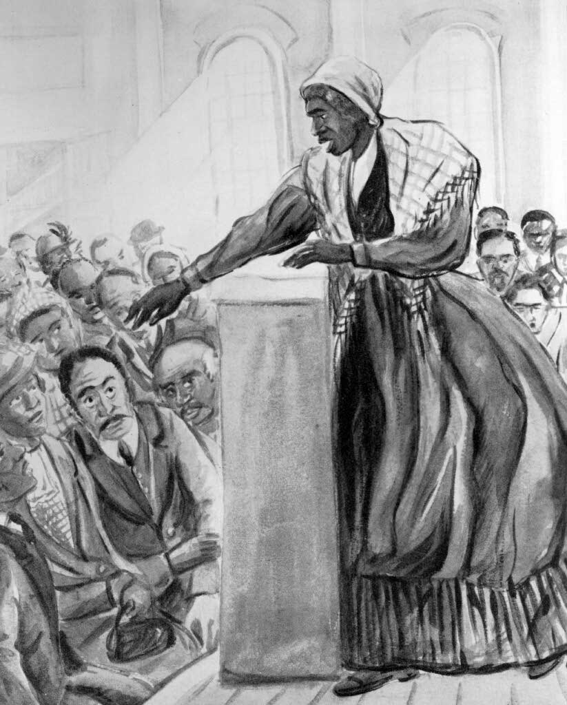 Sojourner Truth at Podium