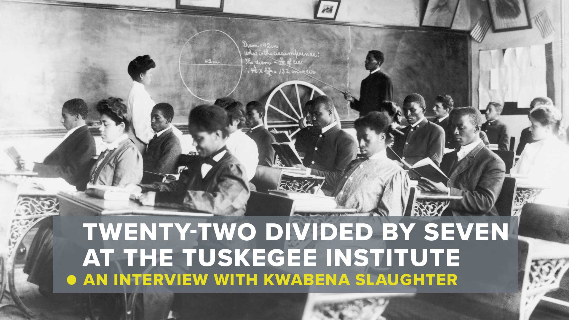 a teacher and students in a classroom at the Tuskegee Institute