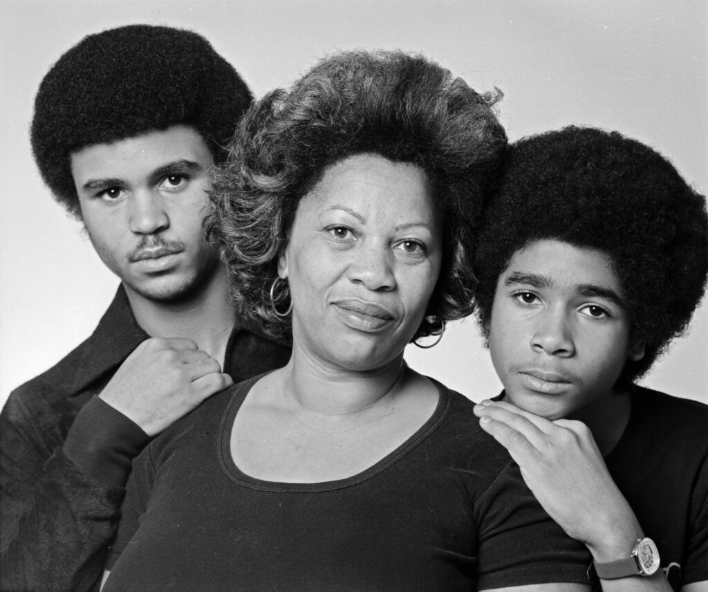 Toni Morrison With Her Sons Slade And Ford