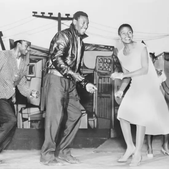 Nathan Mdledle and Miriam Makeba Performing
