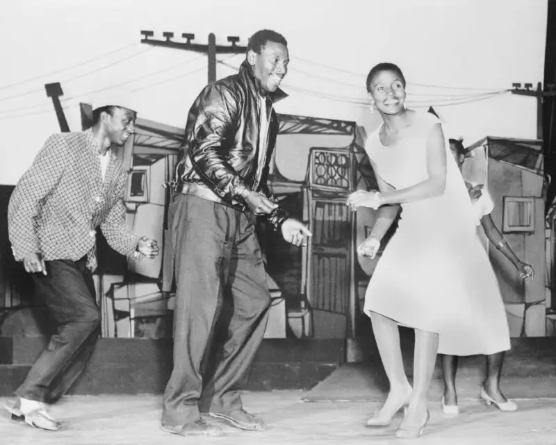 Nathan Mdledle and Miriam Makeba Performing