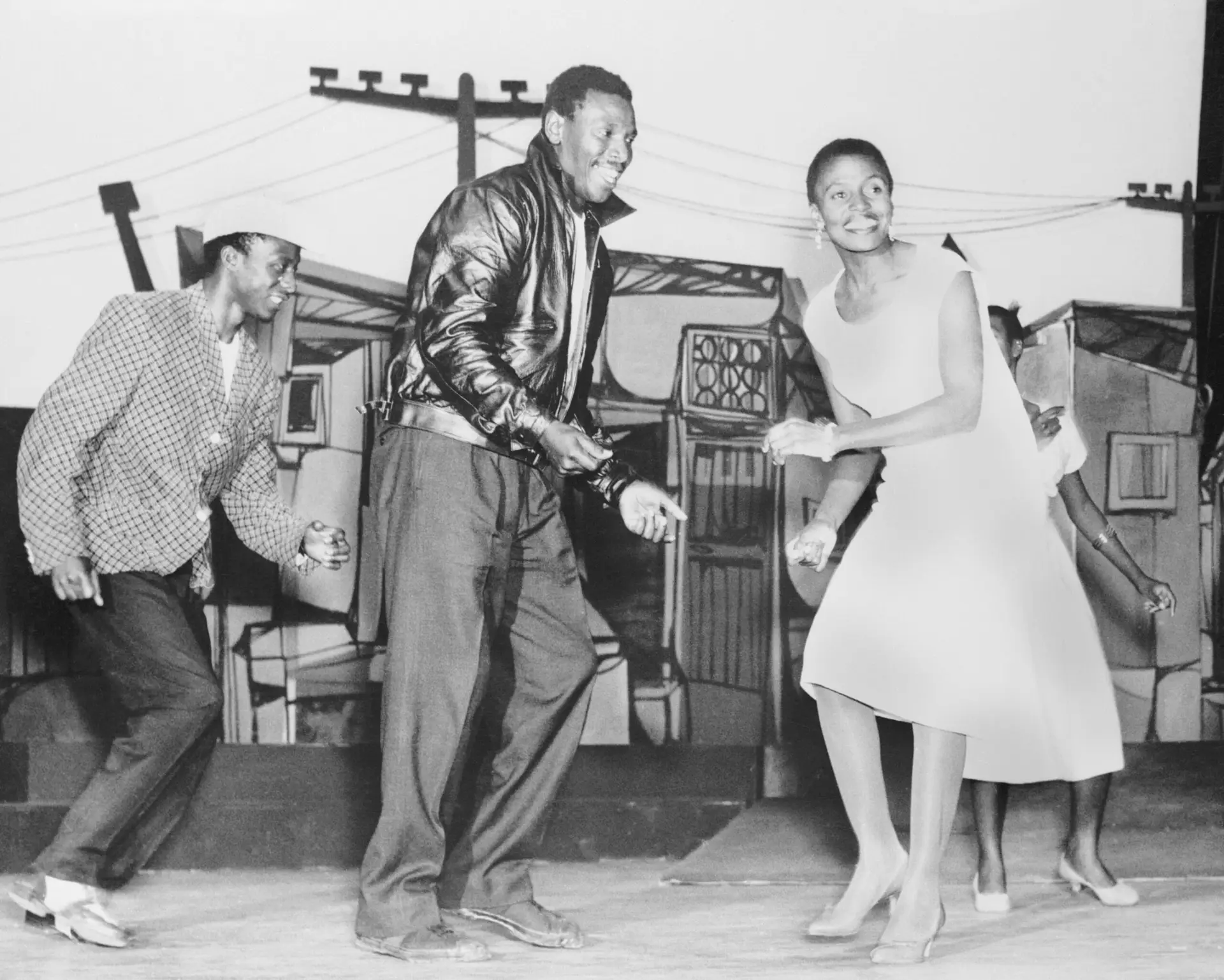 Nathan Mdledle and Miriam Makeba Performing